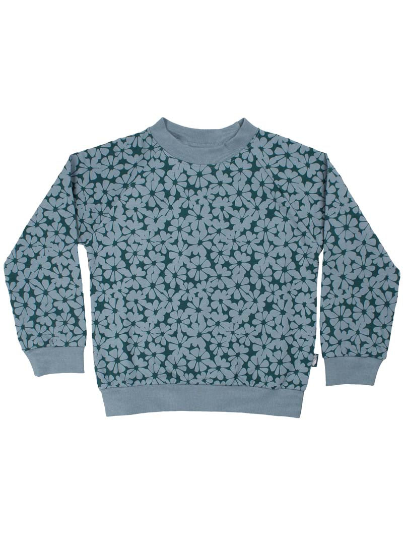Sweater med blomster design.