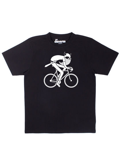 Mande Tee Black BIKINGVIKING (White)