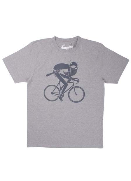 Mande Tee Heather grey BIKINGVIKING