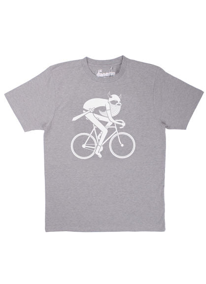 Mande Tee Hthr grey BIKINGVIKING (white)