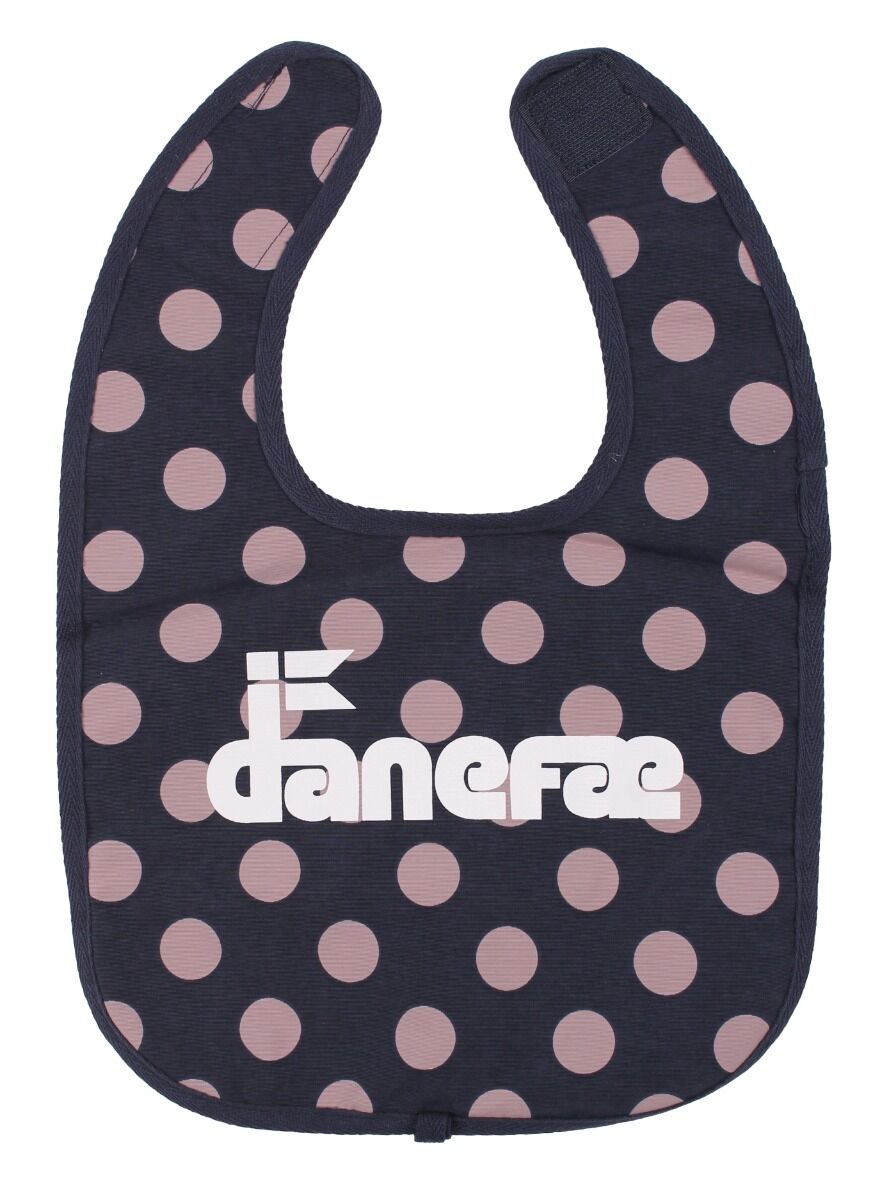 Danechef Bib Dark Night/Dry Rose DOTS