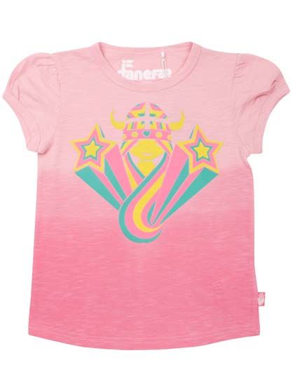 Danebaggaardskat Tee Cute Pink Dip-Dye STARFREJA