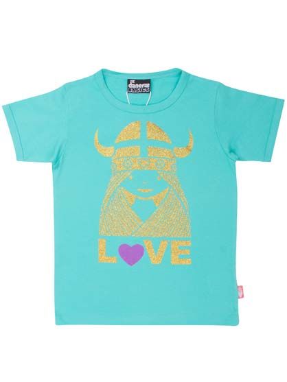 Danebasic Shortsleeve Lagoon Green LOVEFREJA