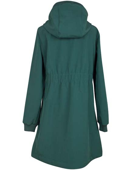 Softshell frakke til dame i khaki
