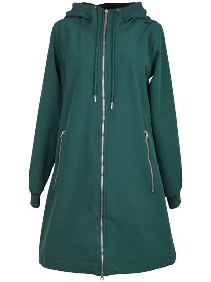 Softshell frakke til dame i khaki