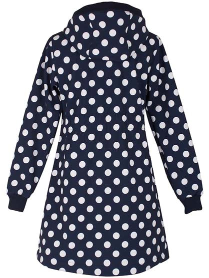 Danejane Softshell Navy/Offwhite DOTS
