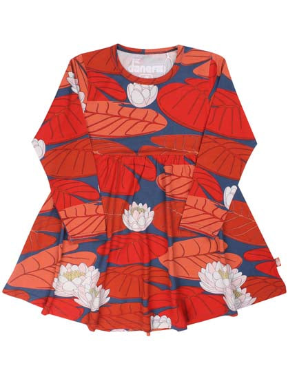 Danepopsicle Viscose Dress Brick AAKANDER