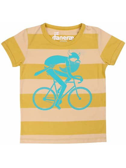 T-shirt til børn med cykel viking