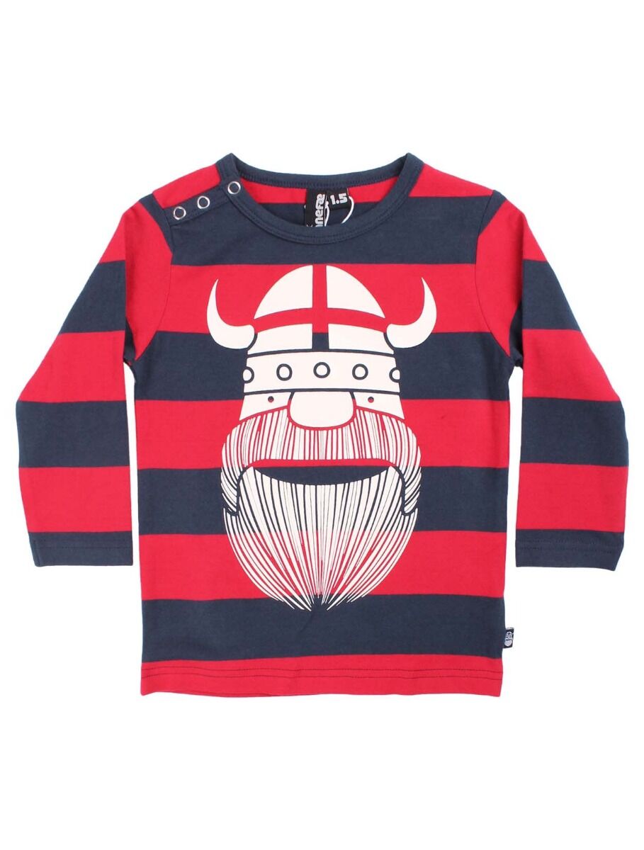 Danejohannes Tee Dk Red/Dk Navy ERIK