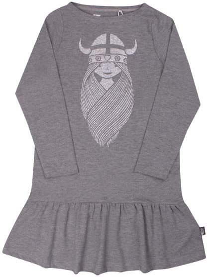 Danecookie dress Heather Grey Glitter FREJA