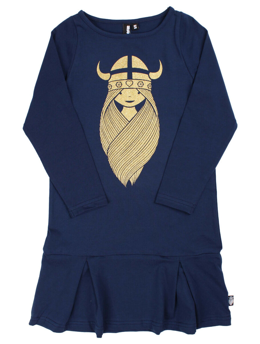 Danecookie dress Dark Navy Glitter FREJA