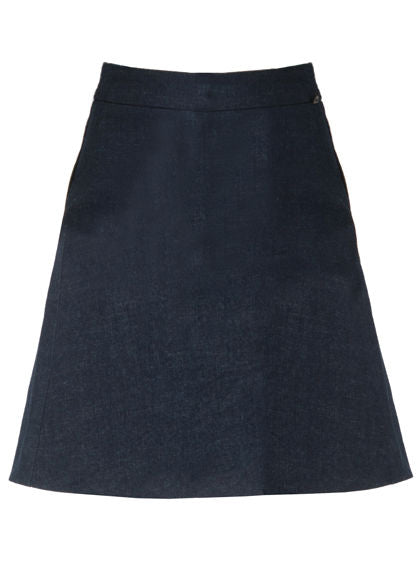 Danelondon Denim skirt Dark blue