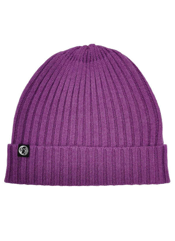 ESS - Cashmere Rib Beanie Lavender