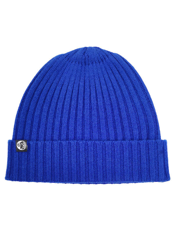 ESS - Cashmere Rib Beanie Royal Blue