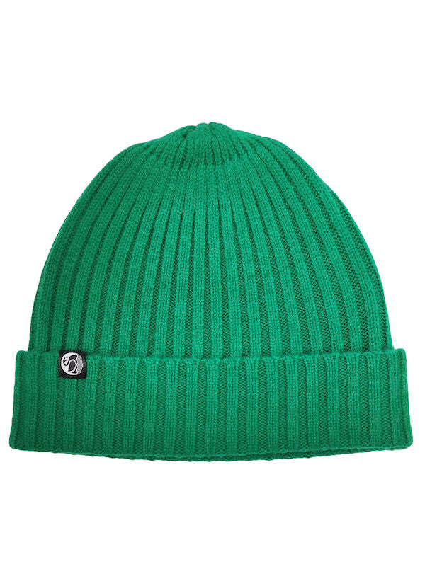 ESS - Cashmere Rib Beanie Green