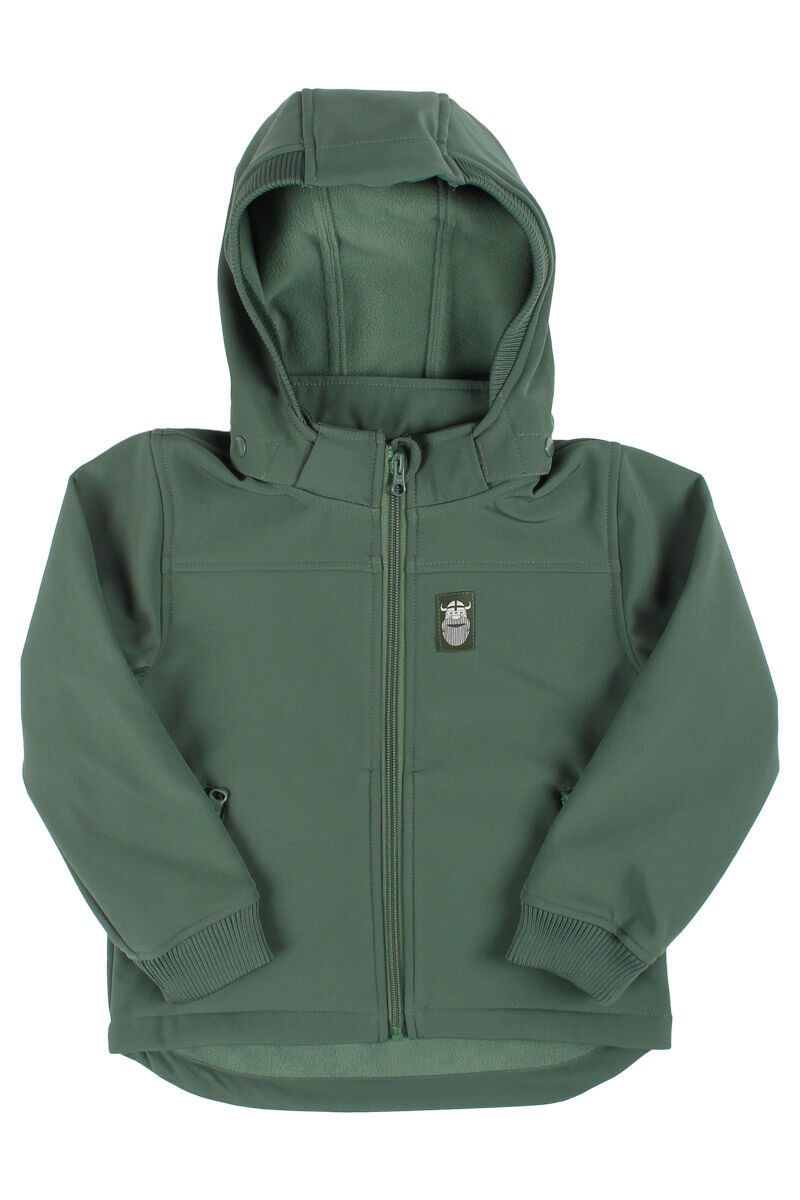 Grøn softshell jakke fra Danefæ