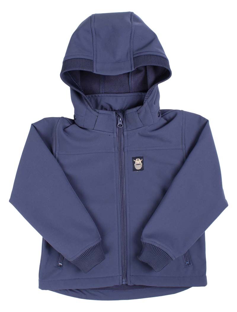 Softshell jakke til børn med viking