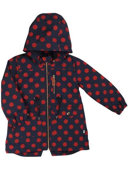 Danerose Winter Jacket Dark Navy/Dark Rust DOTS
