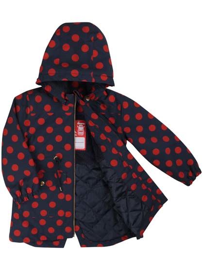 Danerose Winter Jacket Dark Navy/Dark Rust DOTS
