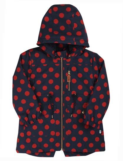 Danerose Winter Jacket Dark Navy/Dark Rust DOTS