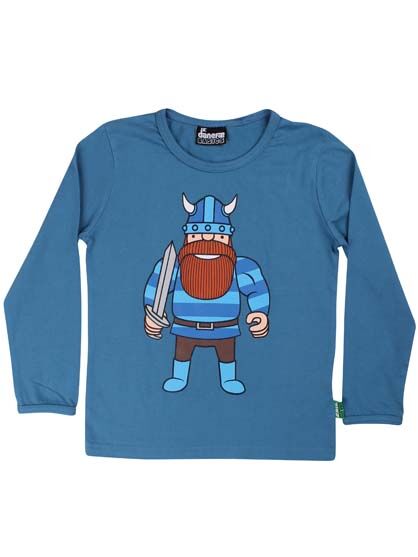 Bluse til børn med viking