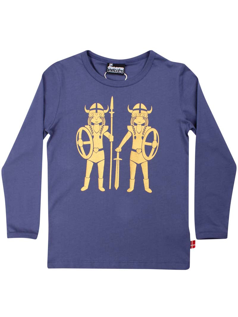 Bluse til børn med viking