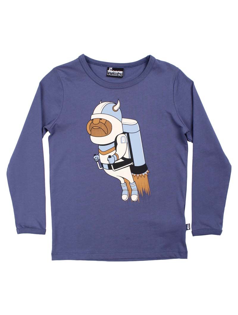 Bluse til børn med jetpack viking