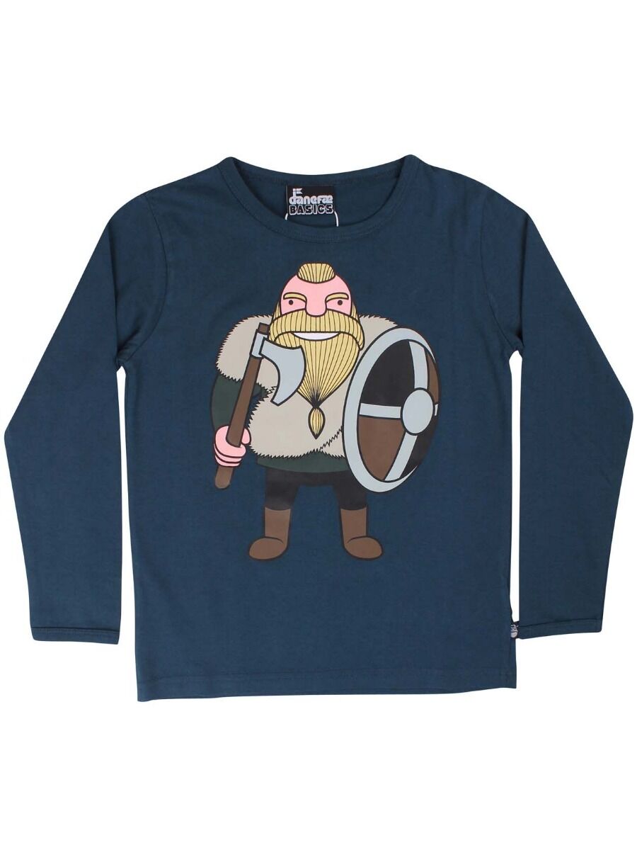 Danebasic Longsleeve Dusty Navy HARALD DIN VEN
