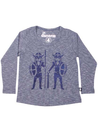 Danenaya Tee Navy/Milk DOUBLETROUBLE