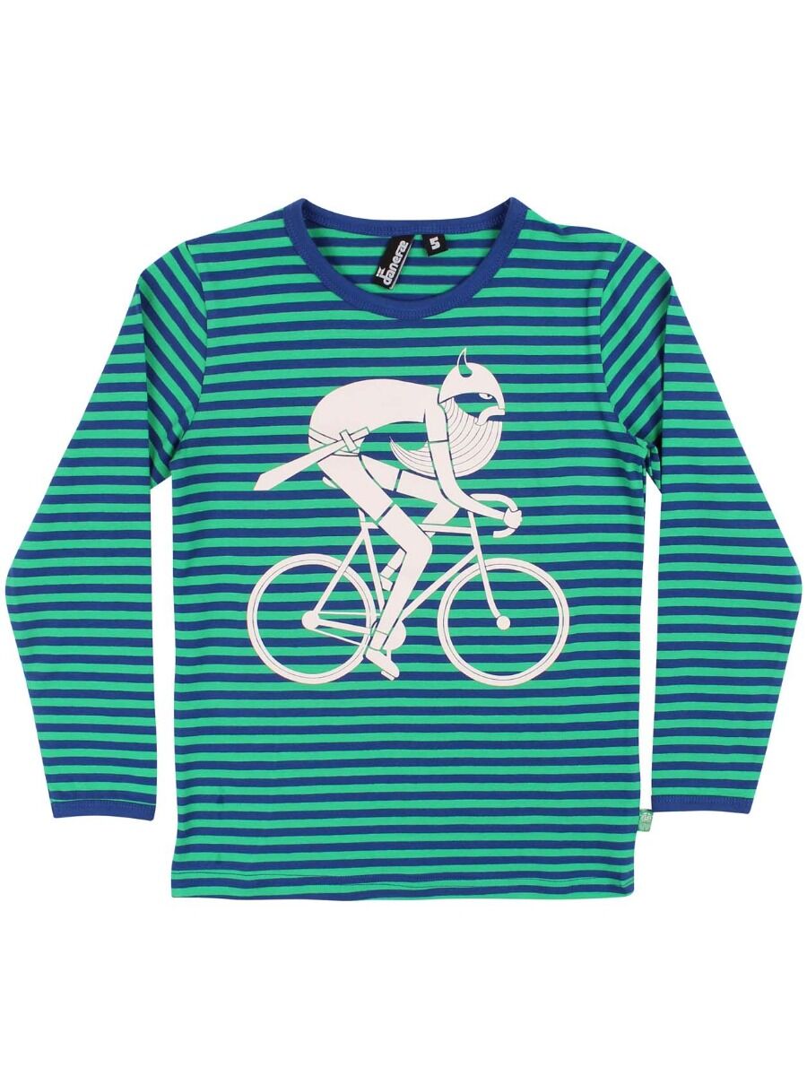 Danenorthpole Tee Green/Royal Blue BIKING VIKING