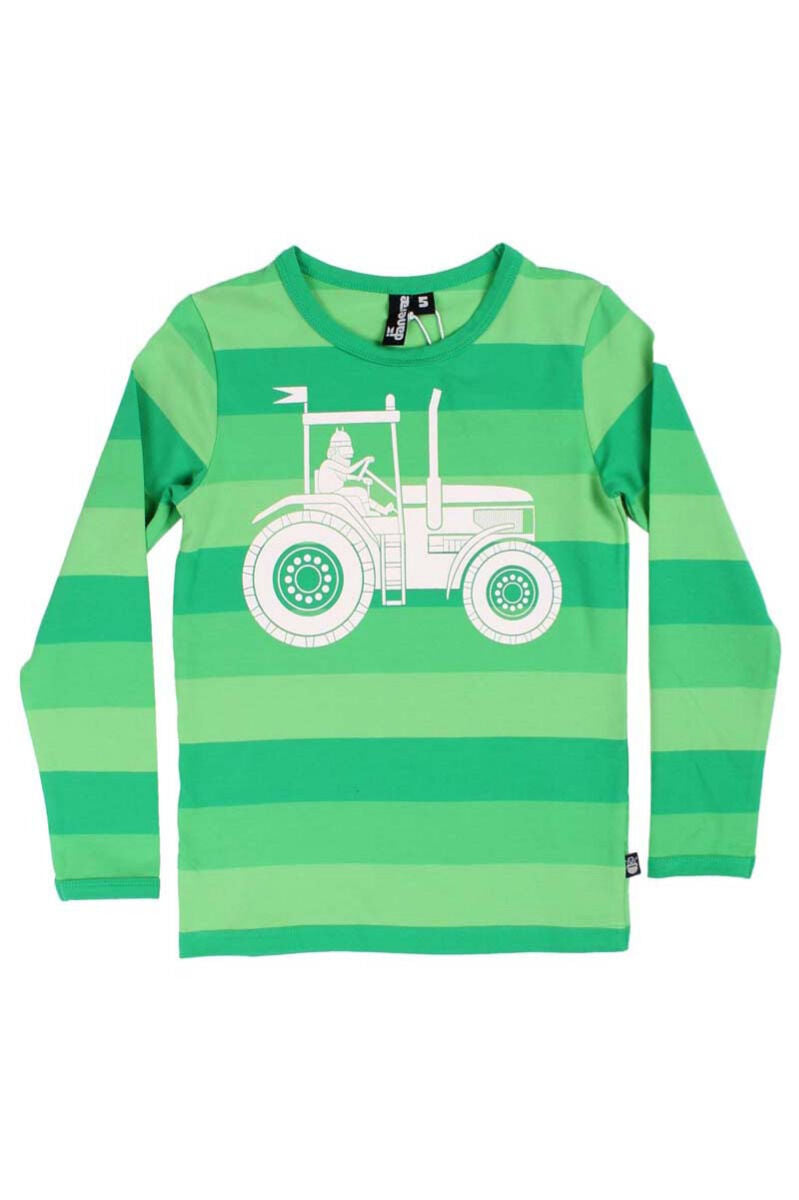Bluse til børn med viking og traktor