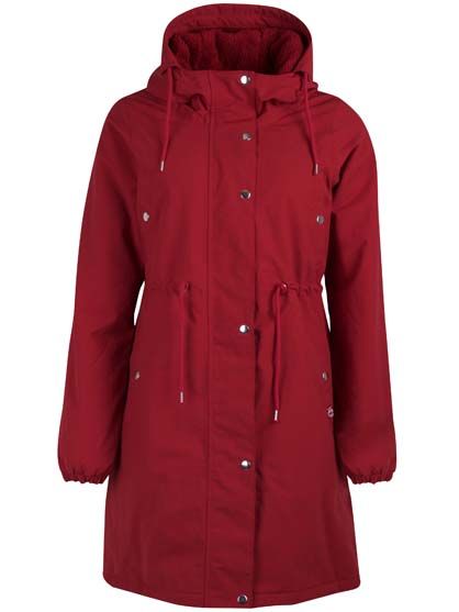 Danenora Winter Parka Dark Red