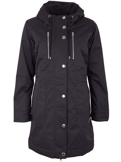 Daninge Winter Parka Black (silver trim)