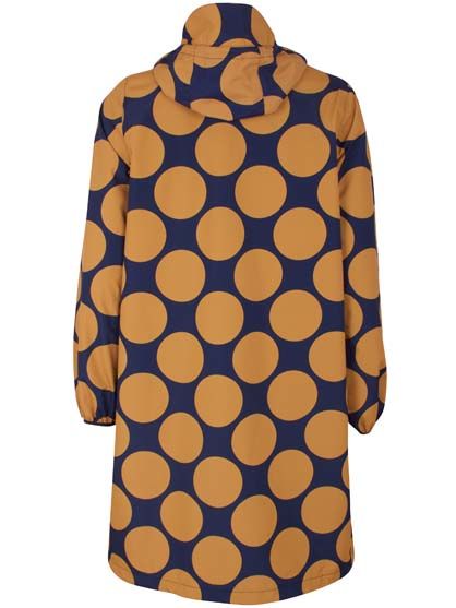 Danedith Rainjacket Navy/Amber MEGADOT