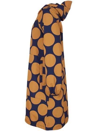 Danedith Rainjacket Navy/Amber MEGADOT