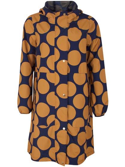 Danedith Rainjacket Navy/Amber MEGADOT
