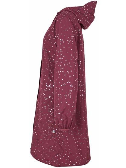 Danedith Rainjacket Sweet Wine Silver CONFETTI