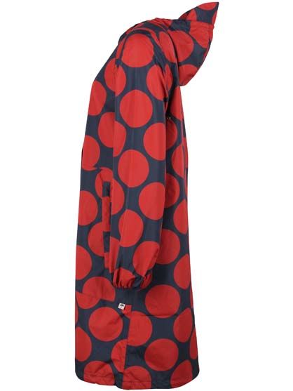 Danedith Rainjacket Dk Navy/Dk Rust MEGADOT