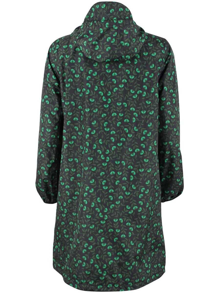 Danedith Rainjacket Black/khaki Fleurie