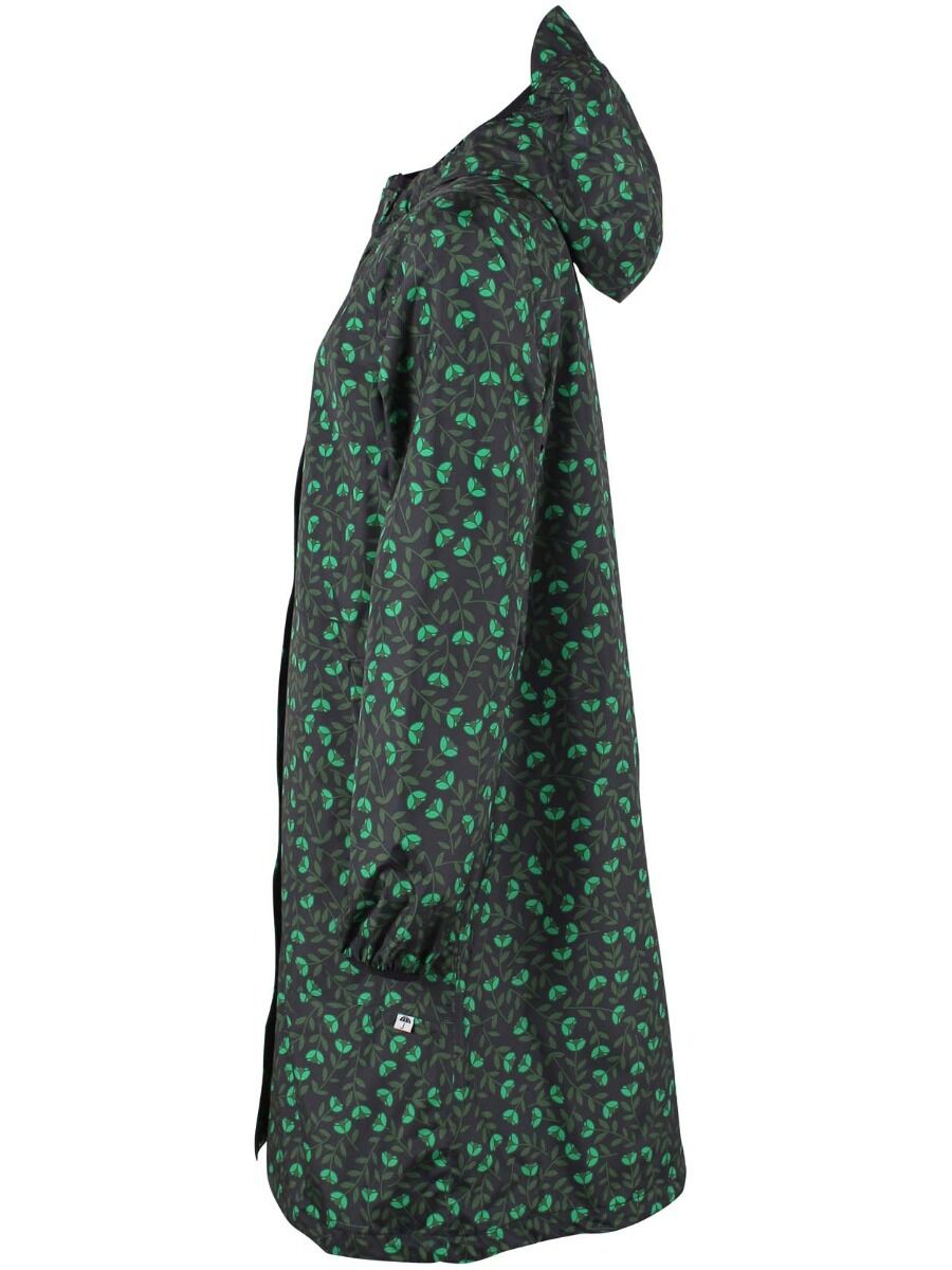 Danedith Rainjacket Black/khaki Fleurie