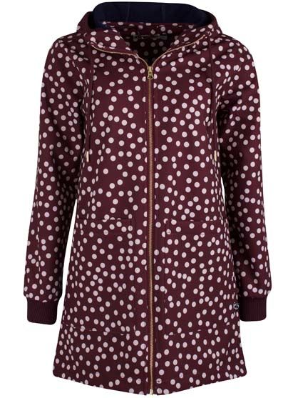 Danelaura Softshell Dark Bordeaux/Chalk