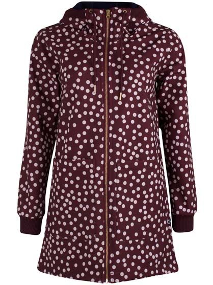 Danelaura Softshell Dark Bordeaux/Chalk