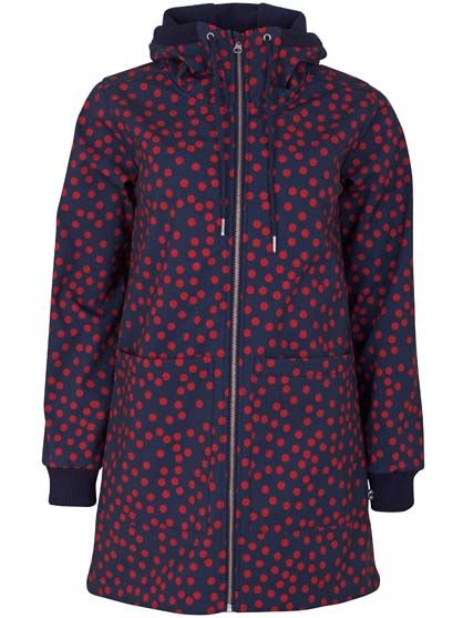 Danelaura Softshell Navy/Red FUNDOTS