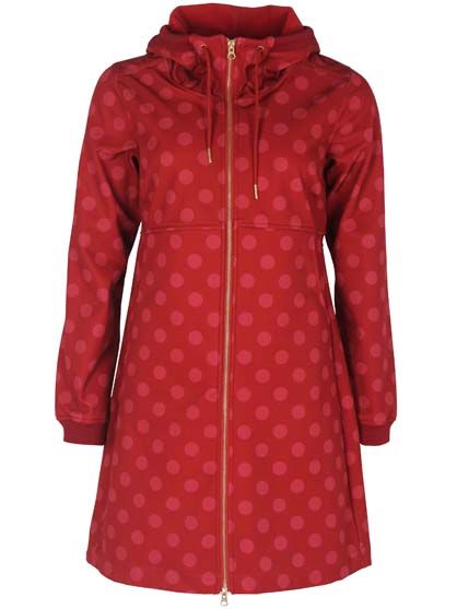 Daneline Softshell Dark Brick/Cold Rose FUNDOTS
