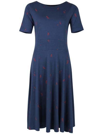 Danecharlotte Cotton Dress Cold Slate MARKBLOMST