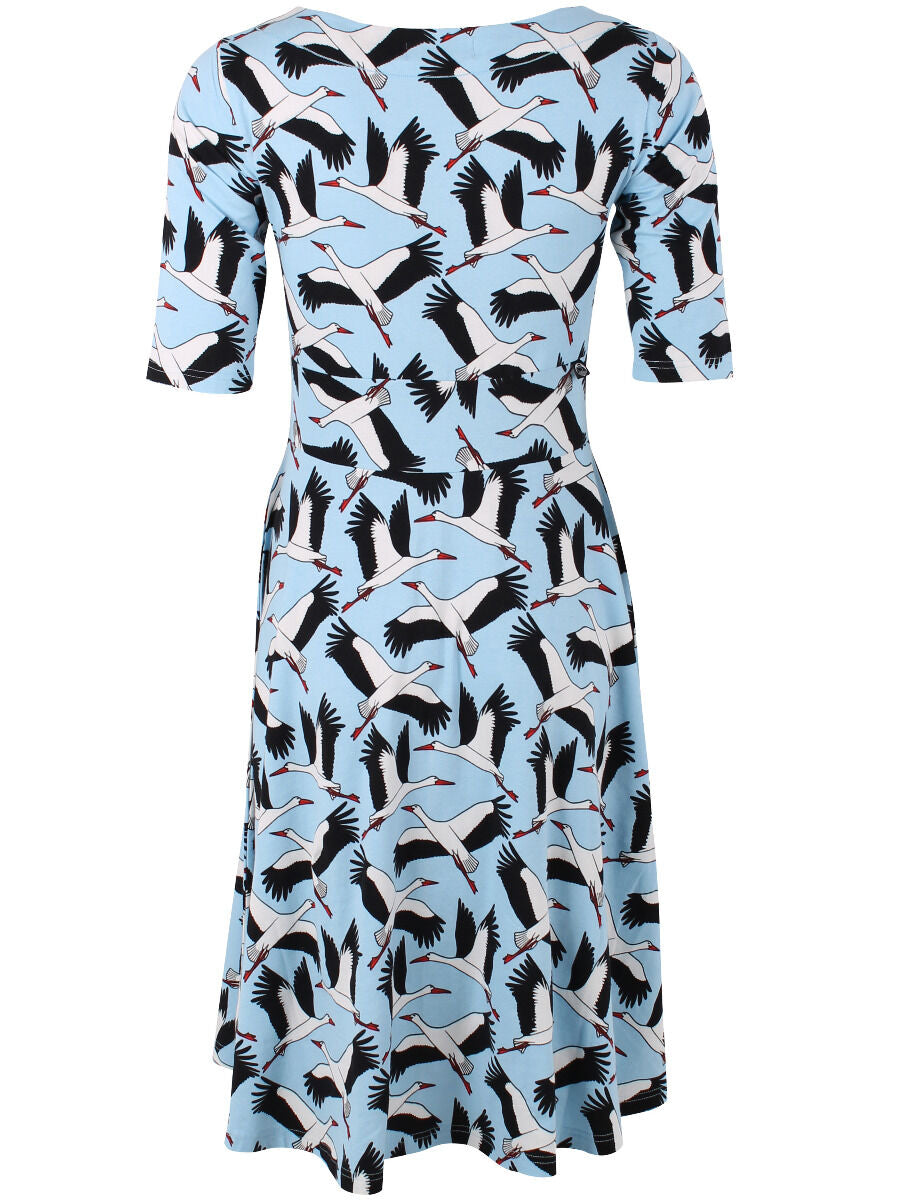 Danecharlotte Cotton Dress Light Blue STORK