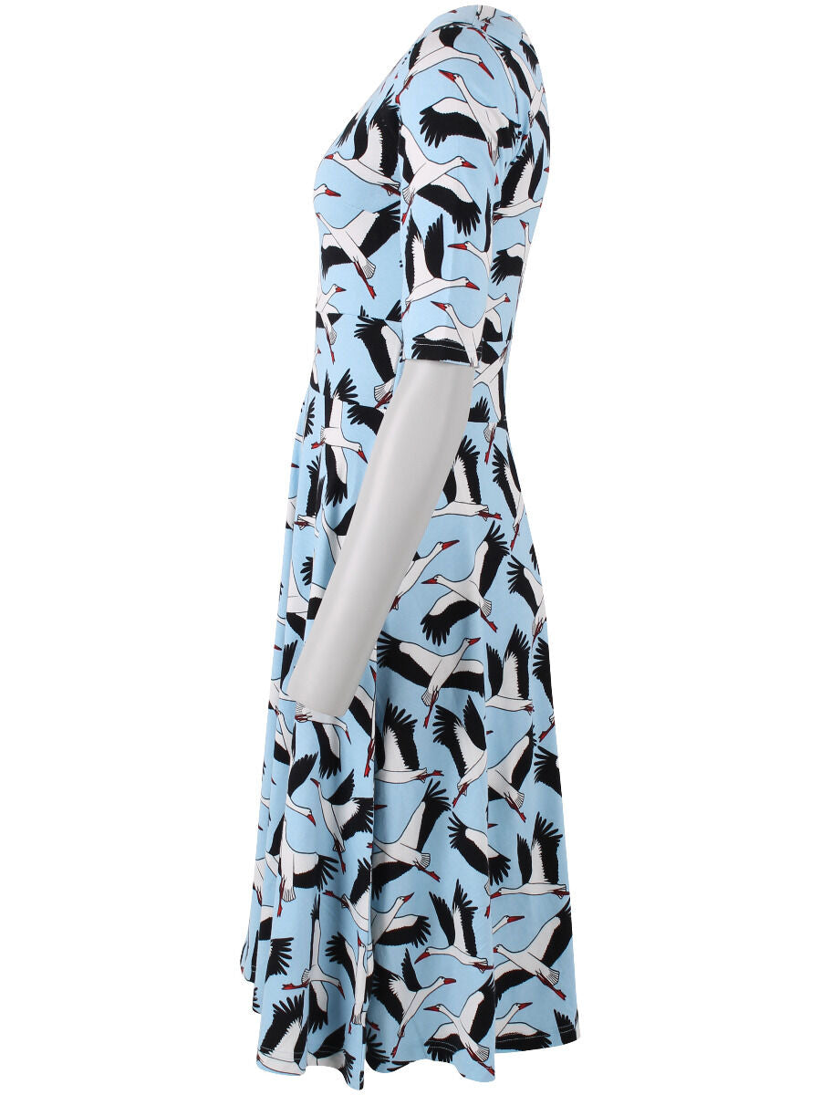 Danecharlotte Cotton Dress Light Blue STORK