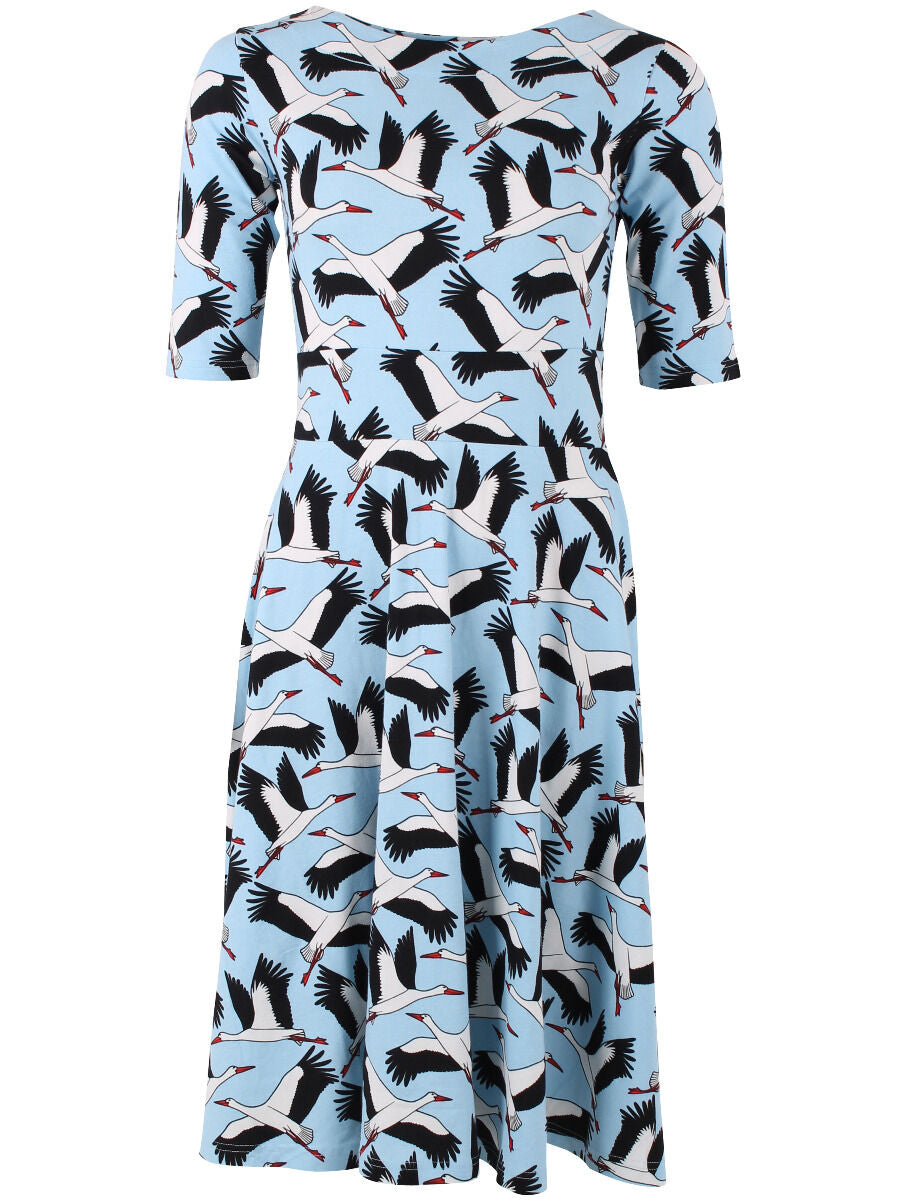 Danecharlotte Cotton Dress Light Blue STORK