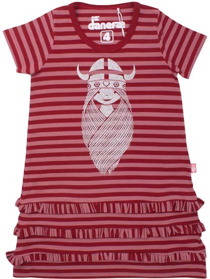 Danesally Dress Dark Red/Vintage Rose FREJA