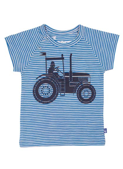Little Bob Baby Tee Timid Blue/Off White TRAKTHOR